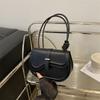 Niche Women's Bags 2025 Spring New Saddle Bags Simple Solid Color Portable Foreign Style Versatile Texture Shoulder Messenger Bag