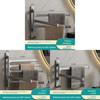 Modern Minimalist Space Aluminum Rotating Bathroom Towel Rack With No Drill Mount For Home Use