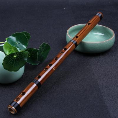 Jinchuan Bamboo Bamboo Short Woodwind Musical Traditional Handmade of Flute, Fueko, Flute, Shakuhachi, Flute, Instrument, Instrument, (Key G)