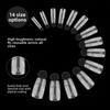 Quick Extension French Nail Dual Forms 14 Sizes Acrylic Nail Art Mold  Nail Art