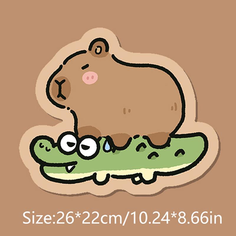 Cartoon Niedliches Capybara Mauspad Computer Schreibtischmatten Kreatives Tastaturpad Gaming Tischmatte Büro Schreibtisch Lustige Dekoration Zubehör