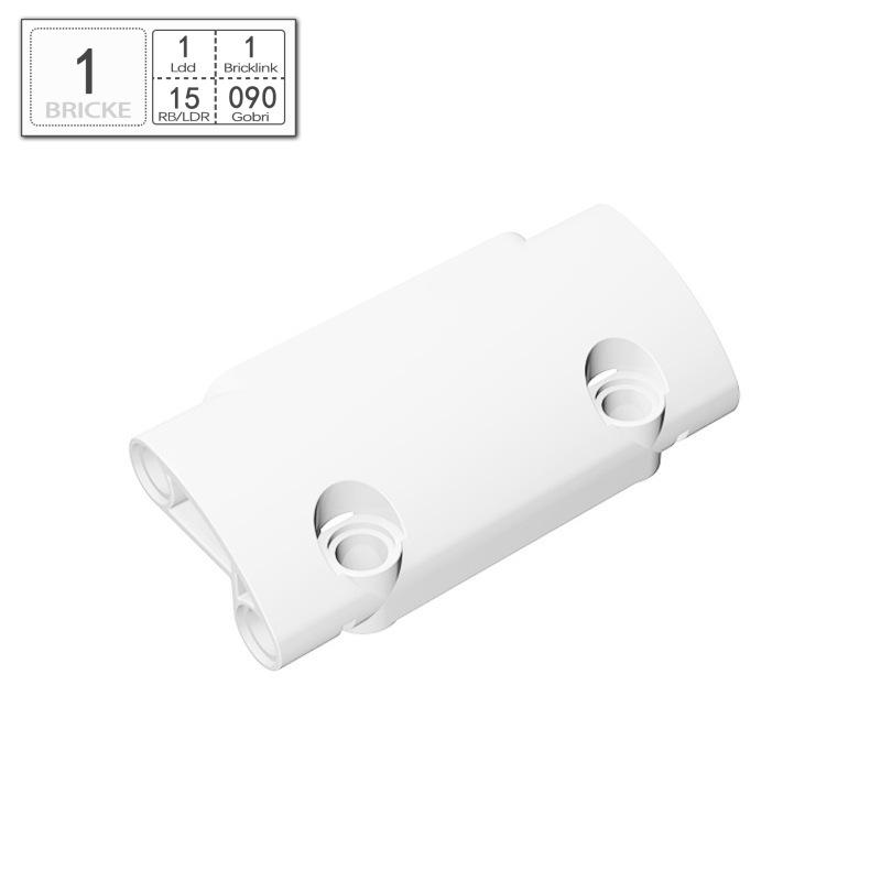 BRICKE Brick 7x3 Technic Panel - Compatible with Lego 24119, Ideal for Educational DIY Projects