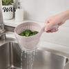Waterafvoer Spoelbakmand Keuken Afdruipmand, Hoek Voedselresten Verzamelaar, Afval Duurzaam Makkelijk Schoon te Maken Hulpmiddel voor Fruit Groenten Val