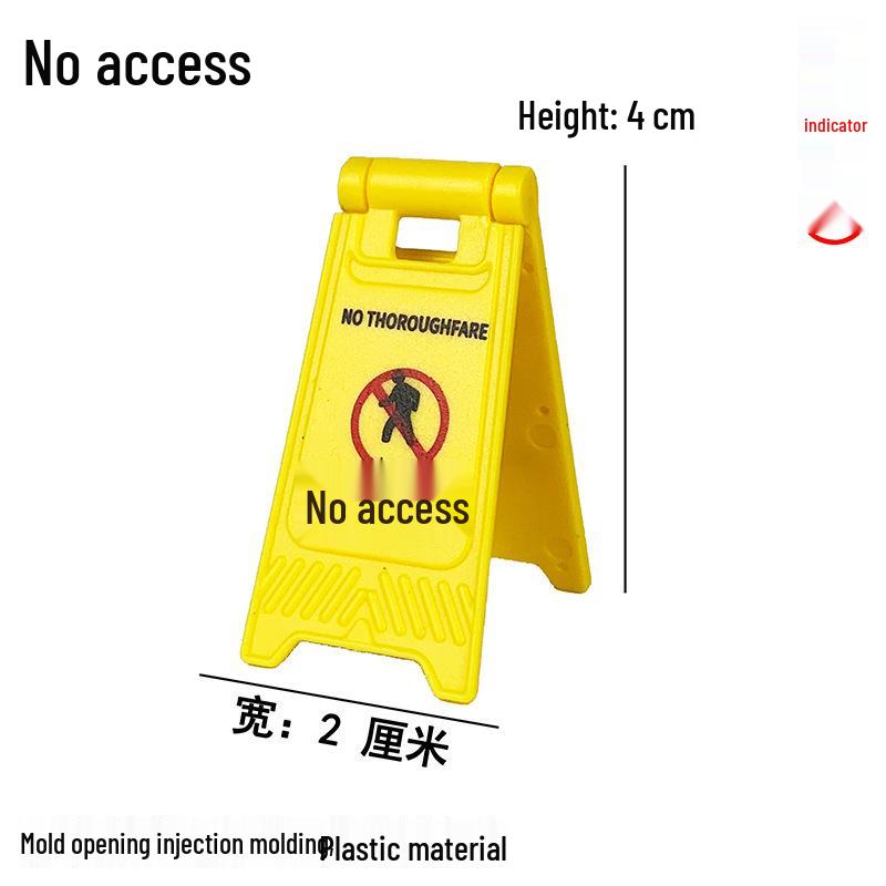 Speed Bump & Traffic Scene Model Toys: Cars, Cones, Signs, Lights, Plates