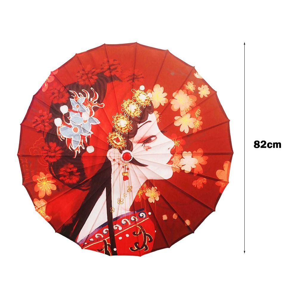10 Colors Oiled Paper Umbrella 82cm Costumes Photography Umbrella  Bridesmaids Party Scenery