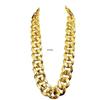 Kids Hip Hop Dance Necklace: Fun Gold Chain for Boys & Girls, Perfect for Jazz Dance & Trendy Outfits