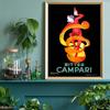 Bitter Campari Vintage Poster Print Food & Drink Wall Art Pictures Alcohol Advertising Canvas Painting Restaurant Bar Home Decor