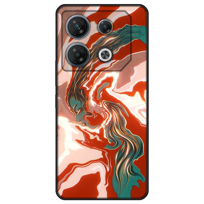 Soft Silicone For Infinix GT 10 Pro Case TPU Painted Back Cover Infinix GT 10 Pro Casing