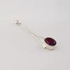 Bio Tourmaline Gemstone 925 Sterling Silver Handmade Jewelry Women Pendant 1.79" For Engagement Gift PP-69-21