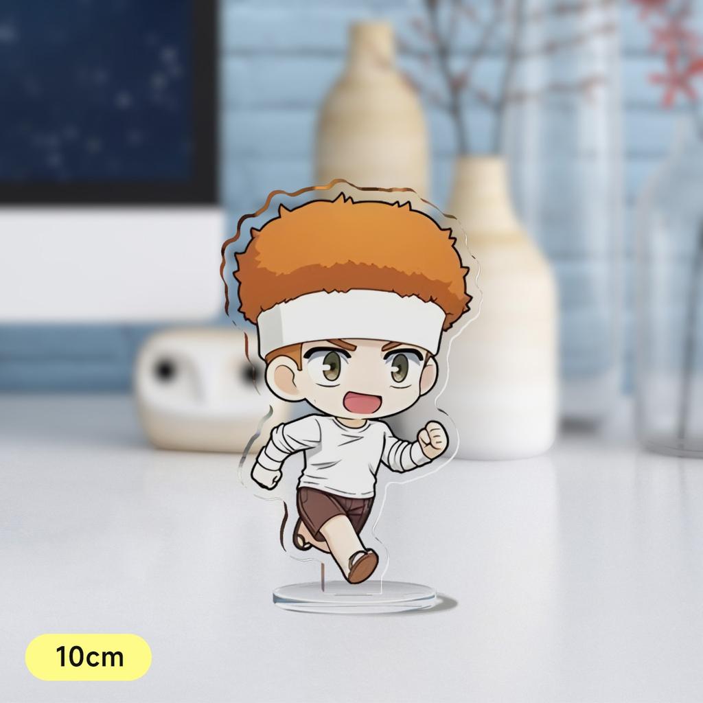 Anime Wind Breaker 10cm Acrylic Stand Sakura Haruka Yukai Akihiko Su Fang Q Version Mini Figure Model Plate Gift
