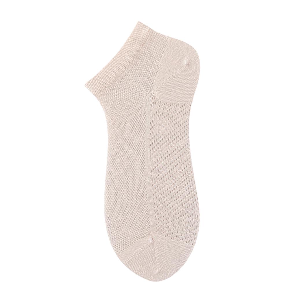 Chaussettes de Cheville Respirantes et Légères en Mesh pour Femmes Design Sans Couture Évacuant l'Humidité Longueur Mi-Mollet Coupe Confortable