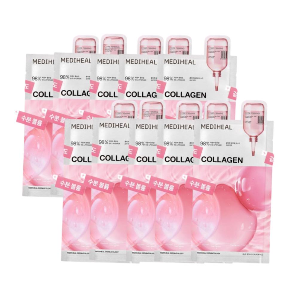 MEDIHEAL Essential Mask PDRN Pore Radiance Sheet Mask Set 10+1pcs