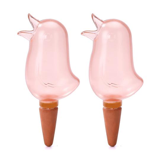 1/2/3/4Pcs Self-Watering Plant Bulbs Bird Design Slow Release Indoor Plant Automatic Watering System Plant Waterer Plant Watering Tool