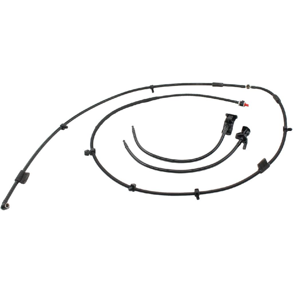 Windshield Washer Upper Hose and Wiper Washer Nozzle Sprayer Jets for Ford Explorer 2011-2015