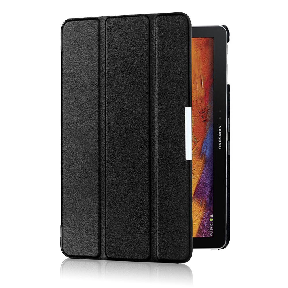 

Case for Samsung Galaxy Tab Pro 10.1 SM-T520/T521/T525(2014 Edition) - Premium PU Leather Tri-Fold Cover with Auto Sleep/Wake Galaxy Tab Pro 10.1 чёрный