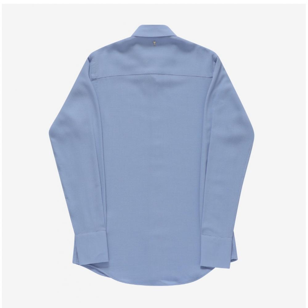 Ami Ush004 Wv0042 484 Ami De Coeur Heart Back Logo Classic Public Shirt