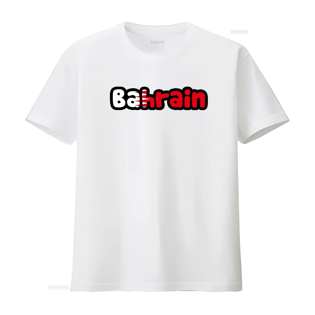 Bahrein Vlag Volwassenen Mannen T-shirt Stijlvol Patriottisch Ontwerp vintage Gewassen mode homme Ademend Zacht designer kleding