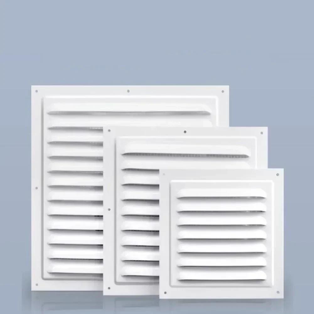 Metal Vent Covers, Square Soffit Ventilation Louvers, Aluminum Alloy Ventilation Grilles With Mesh Vents, Square Vents Tools