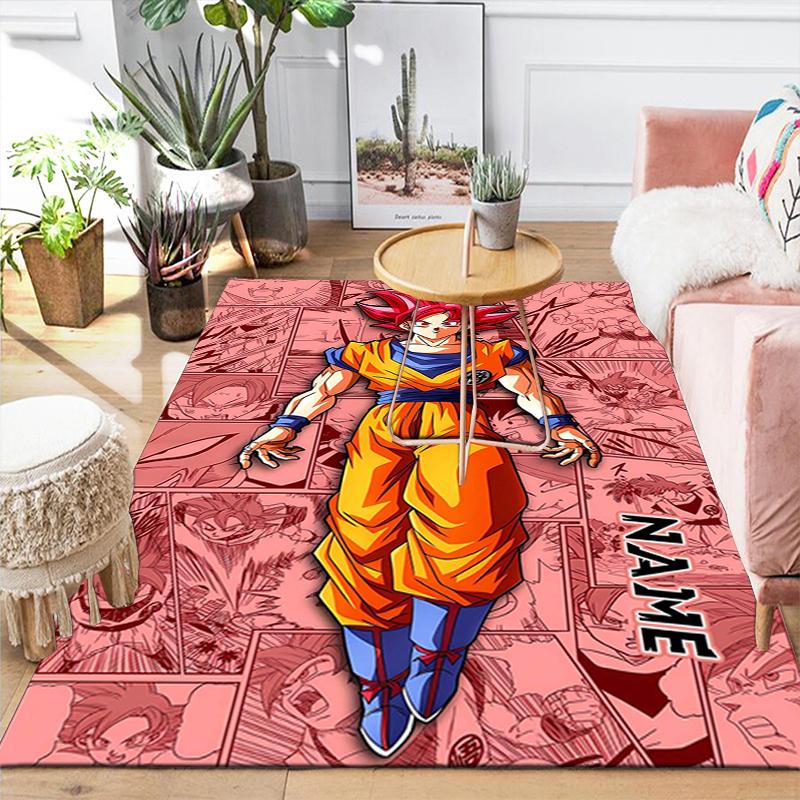 Custom 1Pc Super Saiyan Artwork Rug Office Carpet Indoor Outdoor Entrance Doormat Nonslip Soft And Comfortable Living Room D291541