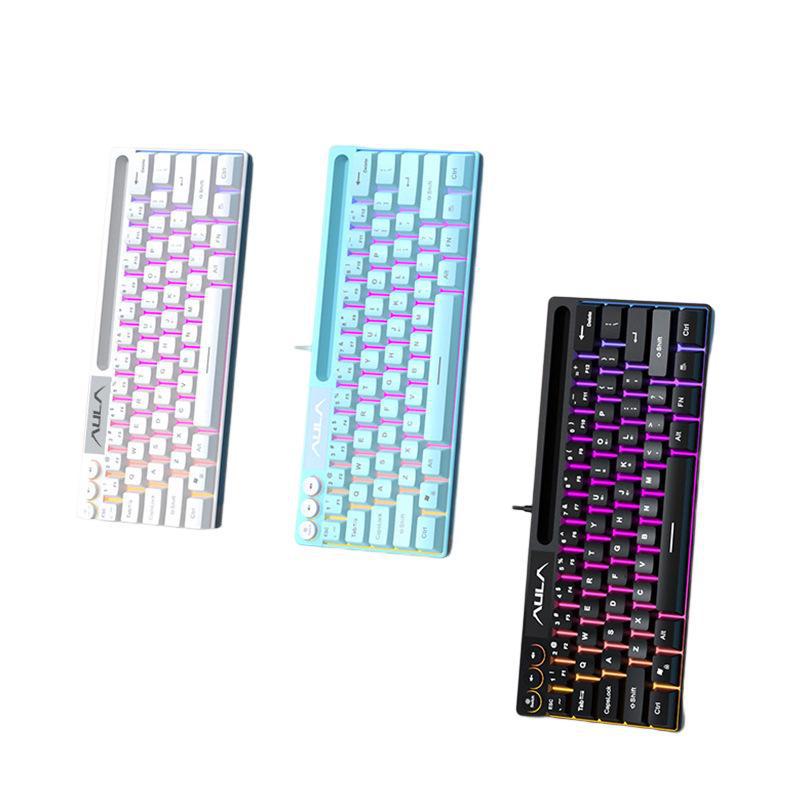 AULA Wolf Spider F3061 Mini 61-Tasten RGB Kabelgebundene Tastatur