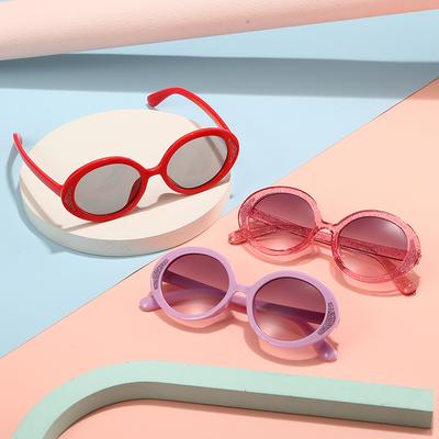 New Kids Sunglasses Fashion Round Retro Trend Cute Boys Girls UV400 Protection Classic Sweet Children Eyewear