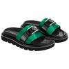 Pool Pillow Comfort Stylish Sandal Women's Black Green 1AA0SX