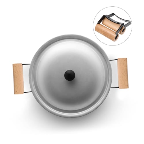 LABRIMP 2-Piece Pot Handle, Pot Side Handle, Pot Parts, Replacement Handle, Pot, Kitchen Gadget, Pot Consumables, Pot Handle, Wok Handle, Boiler Handl