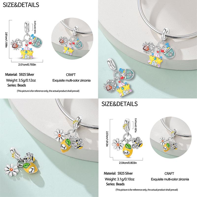 100% Copper Handbag Sun Hat Beach Bikini Trendy Charms Beads Pendants 3Mm Diy Making Fine Jewelry