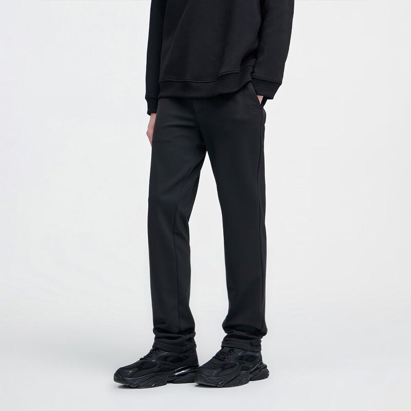 GIOVANNI VALENTINO Men's Fleece-Lined Straight-Fit Casual Trousers