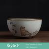 115ml Cute Cat Tea Cup Master Cup Personal Exclusive Tea Cup Ceramic Kung Fu Single Cup Ru Kiln Small Tea Cup Tea Bowl