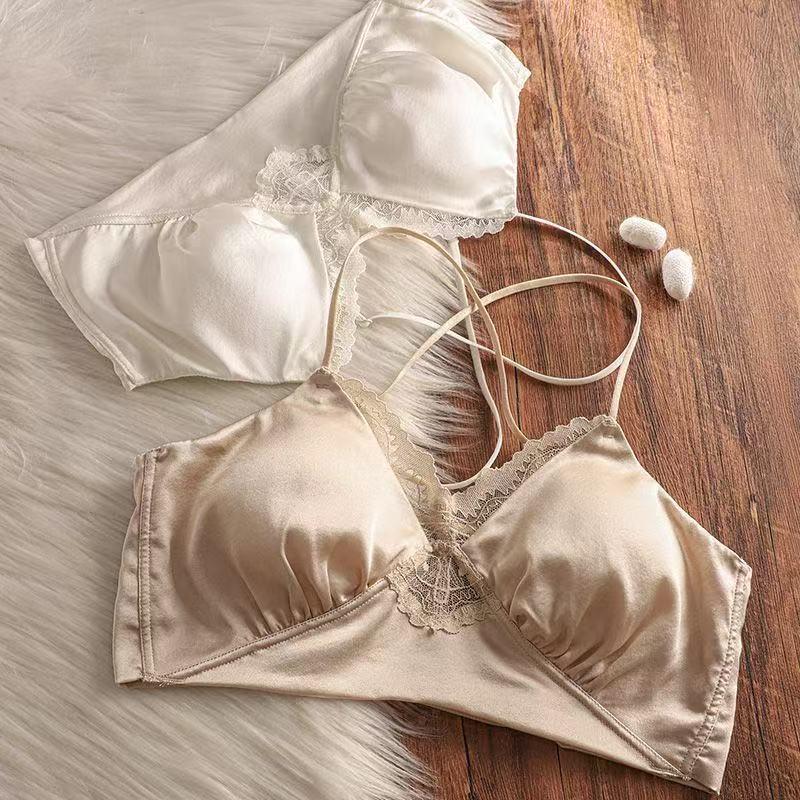 Lace Back Minimizing Camisole Bra - Wireless, Supportive Lingerie for Women