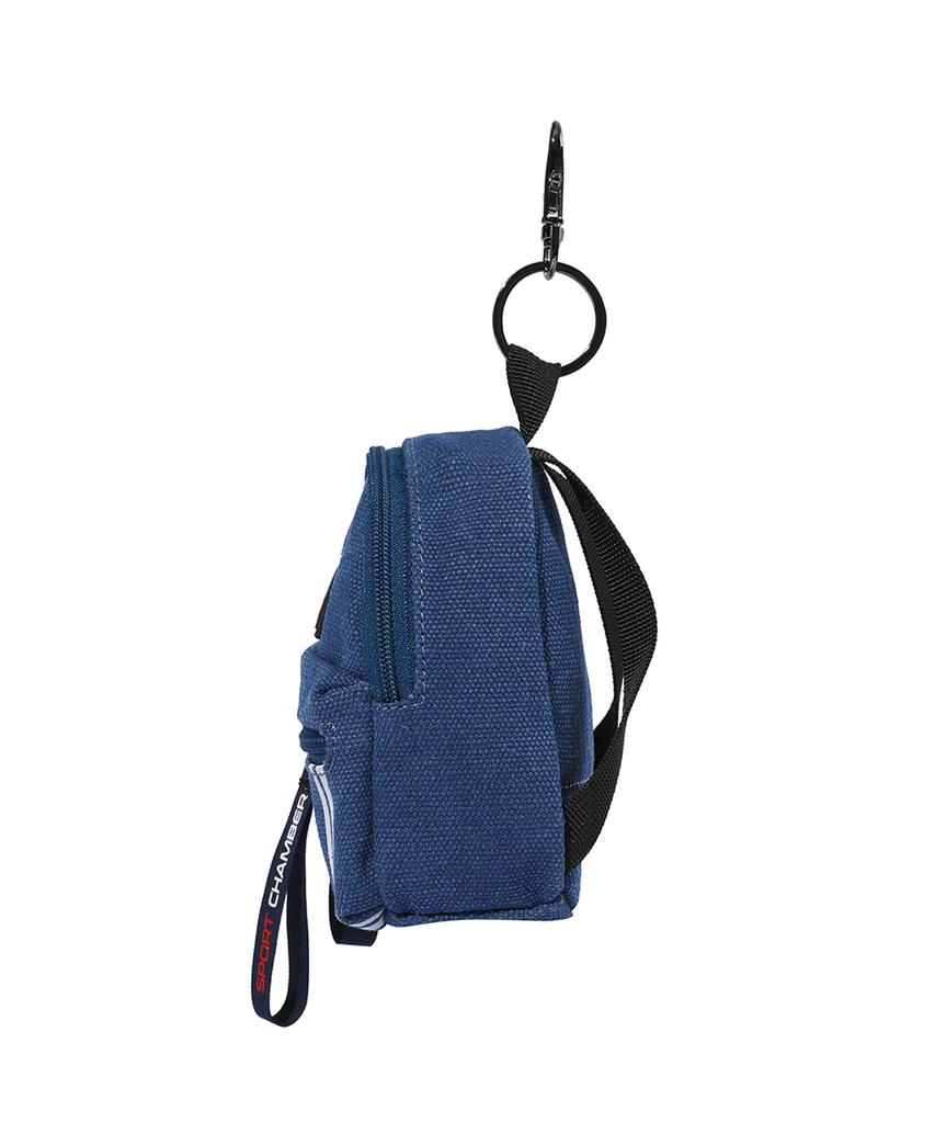 SPORT CHAMBER Sc Mini Backpack Keychain (Navy)