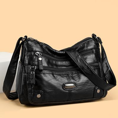 Vielseitige Ein-Schulter-Tasche Mehrfach-Taschen Leichte Mama-Tasche Umhängetasche Lässige Ausflüge Umhängetasche