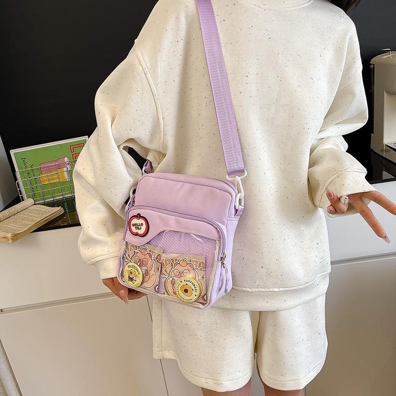 

Women s Small Bag Student Shoulder Bag Girls Crossbody Bag фиолетовый