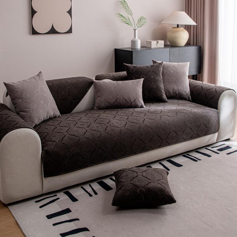 Light Luxury High-End Chenille Sofa Cushion Universal In All Seasons  New Non-Slip Seat Cushion Leather Sofa Cover Cover Cloth