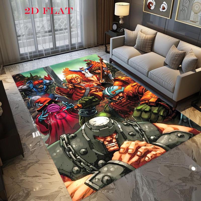 Masters Universe Retro Art Carpet Home Decor Suitable For All Seasons Bathroom Mat Protective Pad Dormitory Decoration