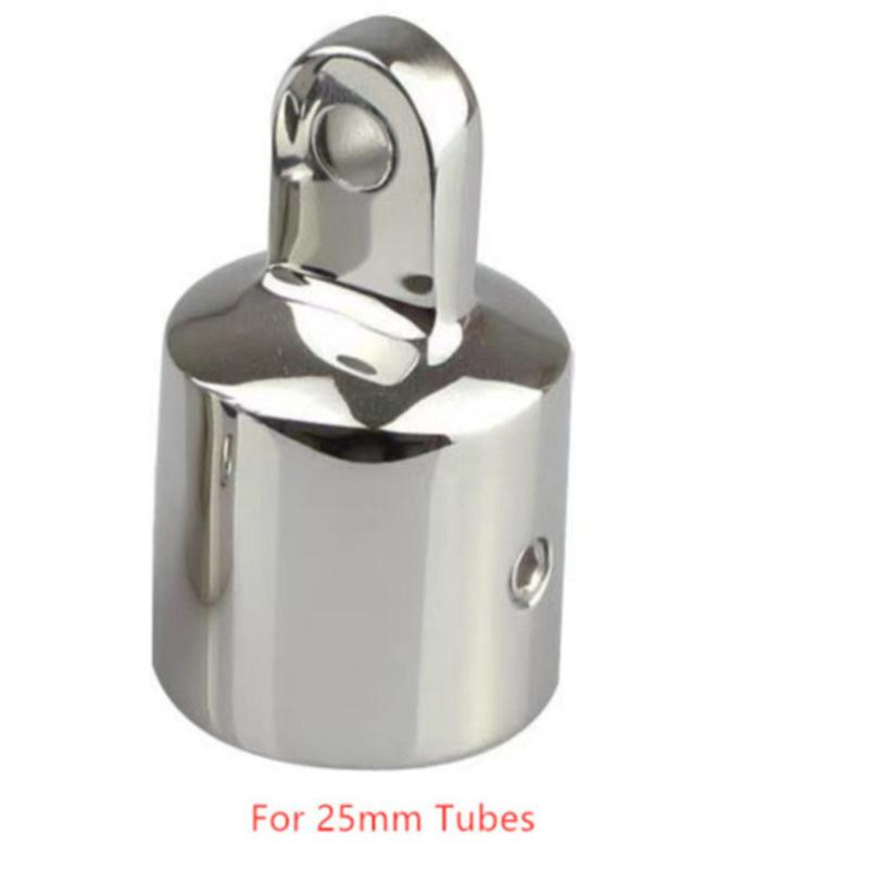 20mm 22mm 25mm 316 Stainless Steel Boat Bimini Top Eye End Cap Marine Hardware Boat Accessories Fitting for Canopy Frame