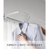Yamazaki Tower Indoor Clothes Drying Rack, Wide Depth, White, 67.5cm W x 22cm D x 5-7cm H, 1741