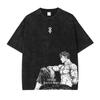 Berserks Mnaga Tshirts Guts Griffith Graphic T Shirt Vintage Washed Oversized TShirt Short Sleeve Cotton Tee Men Women Clothes