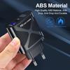 USB Travel Charger 5V/9V/12V with PD20W & QC3.0 Fast Charging - US/EU/UK Standard