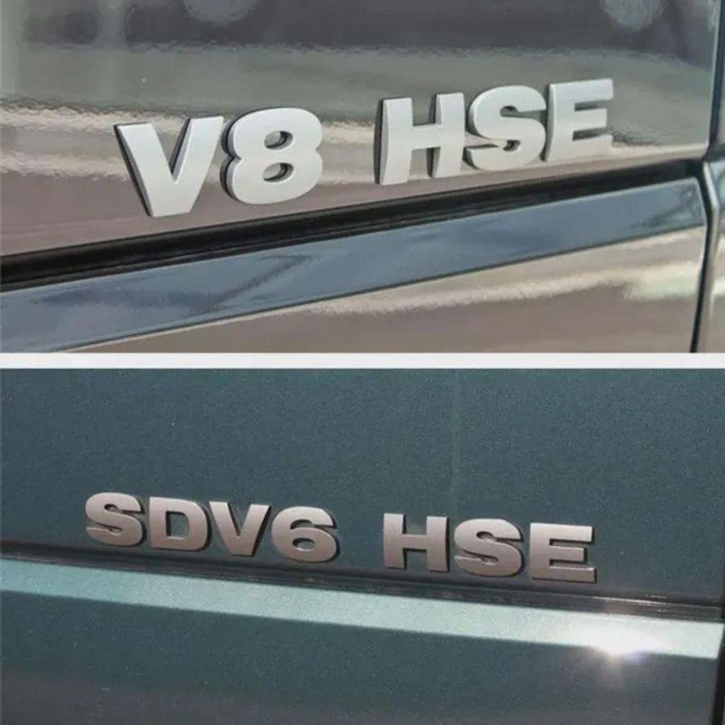 ABS HSE V6 V8 Logo Litere Emblema de portbagaj pentru L/și R/peste R/angeRover V/elar LR4 LR2 LR3 SV