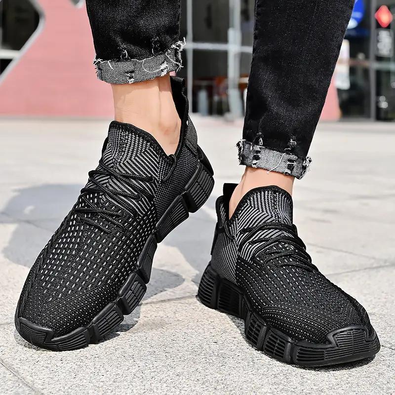 Men's Casual Shoes Breathable Flying Woven Sneakers