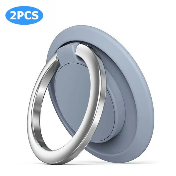 2PCS Mobile Phone Finger Ring Holder, for Car Magnetic Mount Rotatable Phone Back Sticker Holder for IPhone Samsung Xiaomi