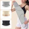 Ceinture chauffante lombaire respirante avec support dorsal, fabriquée avec des matériaux naturels pour une utilisation toute la journée sans surchauffe