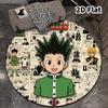 Hunter X Hunter Round Area Rug Carpet Rug For Living Room Bedroom Sofa Playroom Decor Nonslip Floor Mat