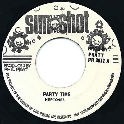 7inch Record HEPTONES - Party Time PR3012 Sunshot Jamaica Reggae, Ska & Dub Used