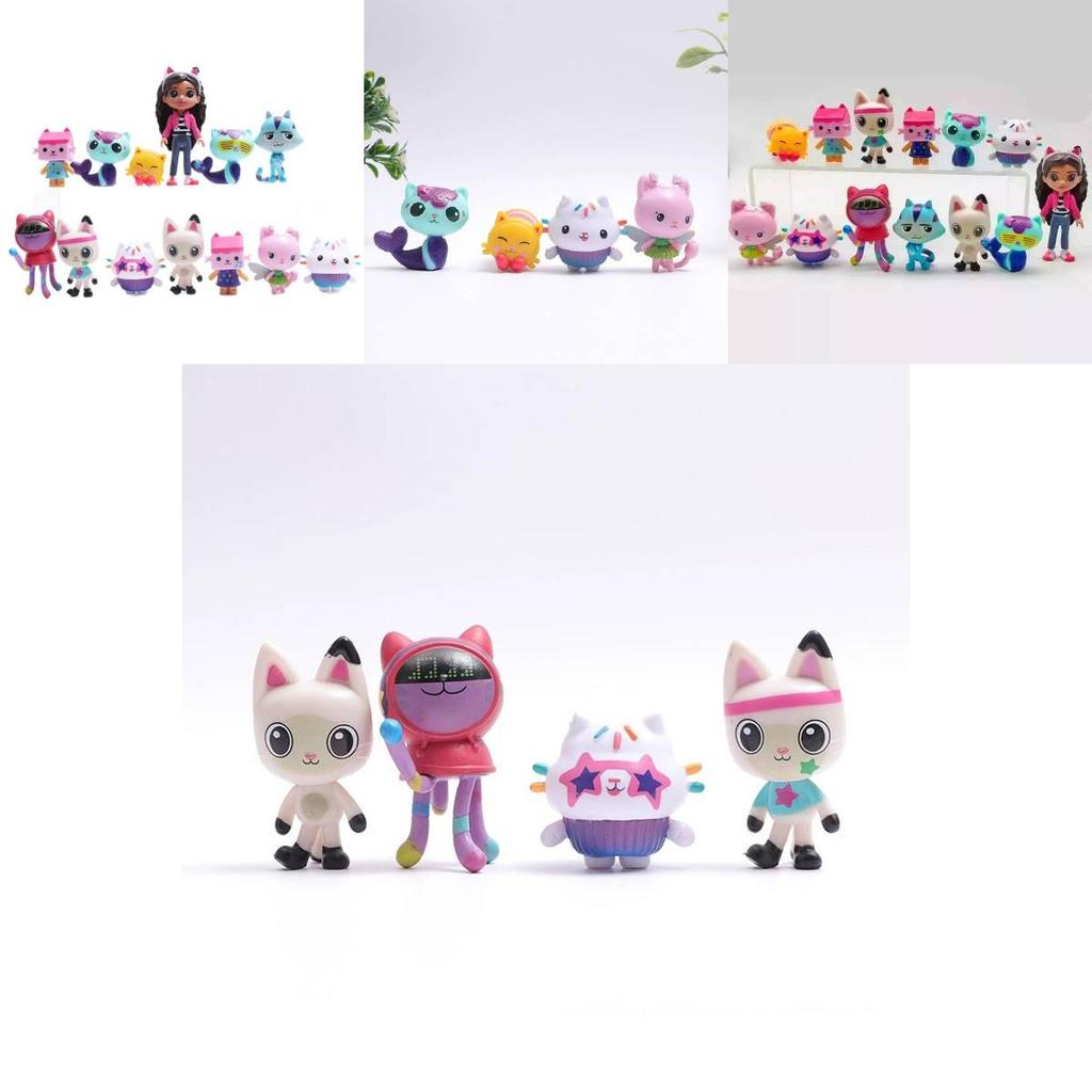 Entzückendes 13-teiliges Gabbie-Puppen-Sammelset zur Präsentation von Kapselspielzeugautomaten