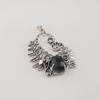 Natural Moss Agate Gemstone 925 Sterling Silver Women Jewelry Unique Design Pendant 1.8'' For Gift CP-42-24