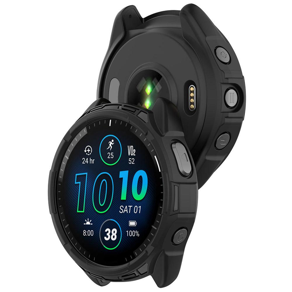 Защитный чехол из ТПУ для Garmin Forerunner 265 265S 965, чехол для часов, защитная накладка от царапин для Forerunner965, бампер Forerunner 965 чёрный