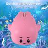 Fmlyhom Wireless Mouse, 2.4Ghz, Cute Animal Dolphin Mouse Style, Optical, Lightweight, Wireless, USB, Compact, Quiet, Kids Mouse, Compatible with